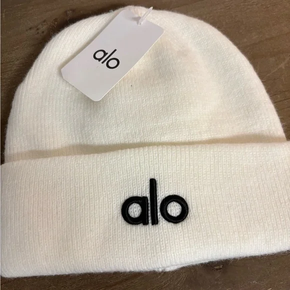 ALO Yoga | Accessories | Alo Yoga Kids Cream Knit Hat | Poshmark display picture 2